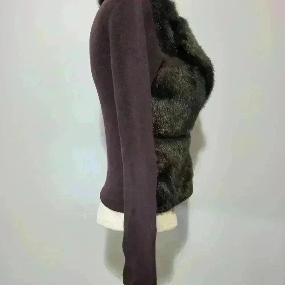 Extra Italia black angora and wool sweater jacket. size small - Picture 5 of 11